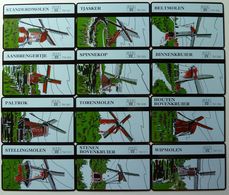 NETHERLANDS - Landis & Gyr - Gratis - Set Of 12 - Towns - Windmill - TM1 To TM12 - Mint - [5] Collector Packs