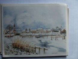 Nederland Holland Pays Bas Hindeloopen Aquarel Voor KNRM Lees.. - Hindeloopen