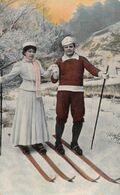 Couple à Ski - Envoyée Des Avants - Sports D'hiver