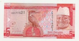 Central Bank Of The Gambia 5 Dalasis 2015 UNC - Gambie