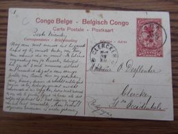 Entier Postal Du CONGO BELGE De Boma Pour Le RELAIS De CLERCKEN (cote C) - Entiers Postaux