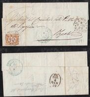 Italy 1879 Postage Due Cover 10c Local Use In NAPOLI Segna Tassa - Strafport