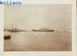 BEYROUTH PAQUEBOT BATEAU SHIP LINE LIBAN LEBANON BEIRUT MOYEN-ORIENT GRANDE PHOTOGRAPHIE ANCIENNE CIRCA 1920-1930 - Liban