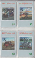 USA STAMP ON PHONE CARD UNIVERSAL POSTAL CONGRESS - Postzegels & Munten