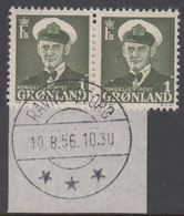 1950. Frederik IX. 1 ØRE. RAVNS STORØ 10.8.56  (Michel 28) - JF364845 - Gebraucht