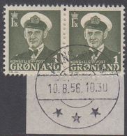 1950. Frederik IX. 1 ØRE. RAVNS STORØ 10.8.56  (Michel 28) - JF364861 - Gebraucht