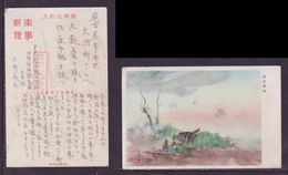 JAPAN WWII Military Japanese Artillery Position Picture Postcard Central China WW2 MANCHURIA CHINE JAPON GIAPPONE - 1943-45 Shanghai & Nanchino