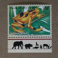 Ge95-01 : Nations-Unies (Genève) / Protection De La Nature - Atelopus Varius Zeteki  (Grenouille  Dorée) - Unused Stamps