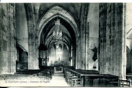 N°2338 R -cpa Clémont -intérieur De L'église- - Clémont