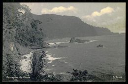 SÃO TOMÉ E PRÍNCIPE -Paísagem Da Costa. ( Ed. Do Governo De S. Tomé E Príncipe)  Carte Postale - Sao Tome Et Principe