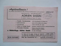 VIEUX PAPIERS - BUVARD : Produits Vétérinaires ADRIEN SASSIN - Landwirtschaft