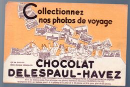 Buvard CHOCOLAT DELESPAUL-HAVEZ   (M0541) - Chocolat