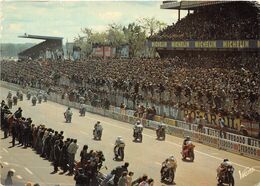 72-LE-MANS-LE DEPART DE LA CELEBRE COURSE MOTOCYCLISTE - Le Mans