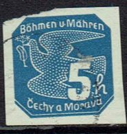 Böhmen-Mähren 1939, MiNr 44, Gestempelt - Usados