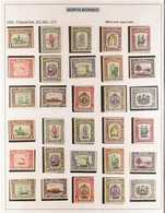 1939-1964 COMPLETE FINE MINT COLLECTION On Pages, Includes 1939 Pictorials Set, 1941 "War Tax" Opts Set, 1945 "BMA" Opts - Borneo Del Nord (...-1963)