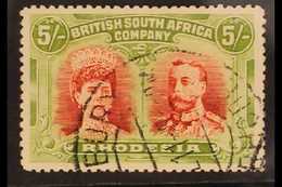 1910-13 5s Crimson And Yellow Green Double Head, SG 160a, Fine Part Salisbury Cds. For More Images, Please Visit Http:// - Altri & Non Classificati