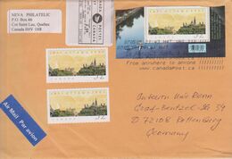 Kanada 2009. Brief Aus Cote-Saint-Luc, Quebec Nach Deutschland, Stempel Posteigenwerbung "From Anywhere ..." - Postal History