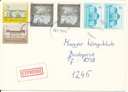 Hungary Express Cover 2-3-1992 (the Flap On The Backside Of The Cover Is Missing) - Briefe U. Dokumente