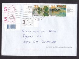 Netherlands: Cover, 2020, 5 Stamps + Tab, Painting Toorop & Sluijters, Impressionist Art, Tree (traces Of Use) - Storia Postale