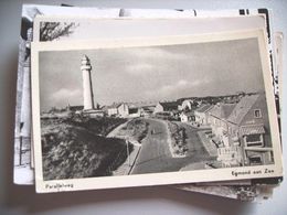 Nederland Holland Pays Bas Egmond Aan Zee Parallelweg En Vuurtoren - Egmond Aan Zee