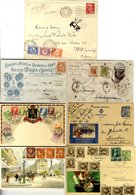 Postcards & Postal Stationery C1880s-1950s Incl. Pre-cancels (3), Uprated Stationery Cards Incl. Charity Issues, Much Ca - Otros & Sin Clasificación