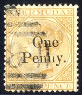 1874 1d On 3d, FU, Expertised On Reverse, SG.1b. (1) Cat. £350 - Altri & Non Classificati