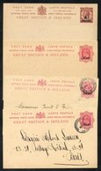 A Study Of McCorquodale & DLR KEVII & KGV Postcards/reply Cards (18), Fine Unused (2 Used). Range Of Printings & Shades. - Altri & Non Classificati