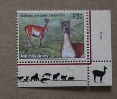 Ge97-01 : Nations-Unies (Genève) / Protection De La Nature - Guanaco (Lama Guanicoe) - Ungebraucht