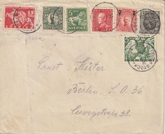 Suède Lettre Censurée Pour L'Allemagne - 1930- ... Coil Stamps II