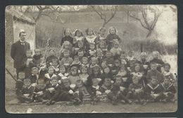 +++ CPA - Photo Carte - HANEFFE - Classe - Donceel - Souvenir 1914-1917- Ecole Denis Tombal   // - Donceel