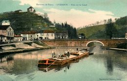 Liverdun * Péniche Batellerie * Pont Sur La Canal * Thème Barge Chaland Péniches - Liverdun