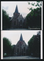 2 FOTOS  GIJVERINKHOVE   KERK   15 X 10 CM   ( 2005 ) - Alveringem