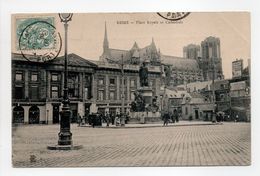 - CPA REIMS (51) - Place Royale Et Cathédrale 1904 - - Reims