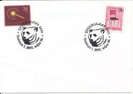 Hungary Cover With Special Postmark Tatabánya 26-5-2001 - Cartas & Documentos
