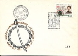 Hungary Cover With Special Postmark And Cachet Budapest 24-4-1998 - Lettres & Documents