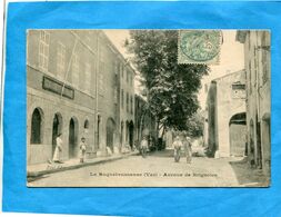 La ROQUEBRUSSANNE-Av De  Brignoles Animée-la Gendarmerie-a Voyagé En 1906-édition - La Roquebrussanne