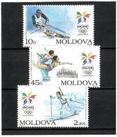Moldova 1998 . WO Games Nagano '98. 3v: 10b, 45b, 2.20L. Michel # 263-65 - Moldova