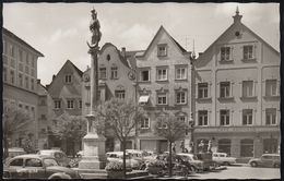 D-82362 Weilheim - Oberbayern - Marktplatz - Cars - Opel - VW Käfer - DKW Kombi - Weilheim