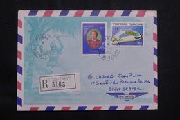 POLYNÉSIE - Enveloppe Touristique En Recommandé De Pirae En 1983 Pour La France - L 65934 - Briefe U. Dokumente