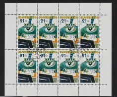 Bloc De 8 Timbres Europa 2008 Oblitéré YT 506 Chat / Sheet Europa 2008 Used Mi 581 - Blocks & Sheetlets