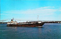 PORT HURON (Michigan)  - Bateau Ship Pétrolier Tanker Américain " M/S METEOR" 1950s - Pétroliers