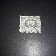 PL1913 REPUBBLICA DI SAN MARINO 1894 CIFRA O STEMMA 5 CENT. "XO" - Used Stamps