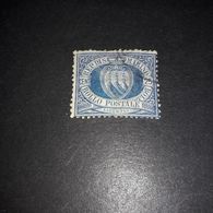 PL1916 REPUBBLICA DI SAN MARINO 1894 CIFRA O STEMMA 25 CENT. "XO" - Used Stamps