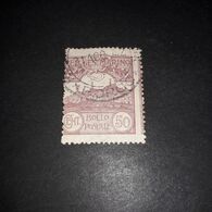 PL1952 REPUBBLICA DI SAN MARINO 1921 TIPI DEL 1903 NUOVI COLORI 50 C. "XO" - Used Stamps