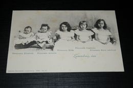 17663-      LUXEMBOURG, PRINZESSINNEN ELISABETH / ANTONIA / HILDA / CHARLOTTE / MARIA ADELHEID, Kinder, Children - Familias Reales