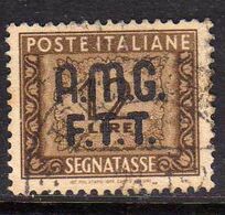 TRIESTE A 1947 - 1949 AMG-FTT SEGNATASSE POSTAGE DUE TAXES TASSE LIRE 12 USATO USED OBLITERE - Strafport