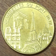 75 PARIS VEDETTES DU PONT NEUF NOTRE-DAME TOUR EIFFEL 2012 MÉDAILLES ET PATRIMOINE JETON TOURISTIQUE MEDALS TOKENS COINS - Other & Unclassified