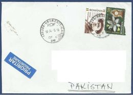 ROMANIA POSTAL USED AIRMAIL COVER TO PAKISTAN - Other & Unclassified