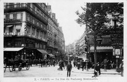 Paris * 18 ème * La Rue Du Faubourg Montmartre * Commerces Magasins - Arrondissement: 18