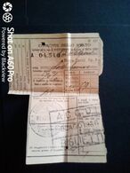 BIGLIETTO - TICKET F.S. - FERROVIE DELLO STATO -  ACQUI ROMA TERMINI - 1936 - Europe